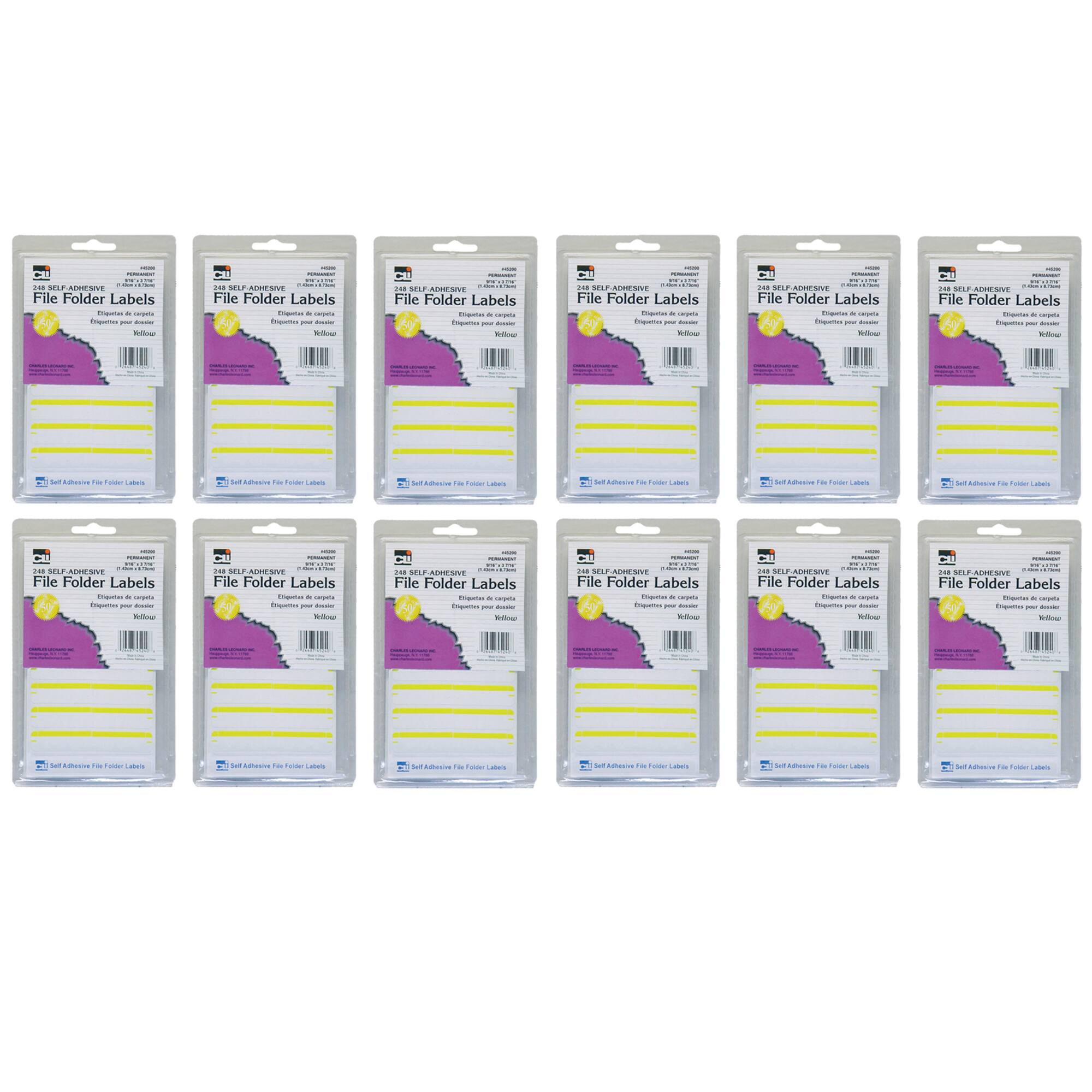 Charles Leonard File Folder Labels